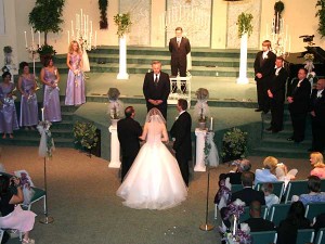 Mariage dans une église
